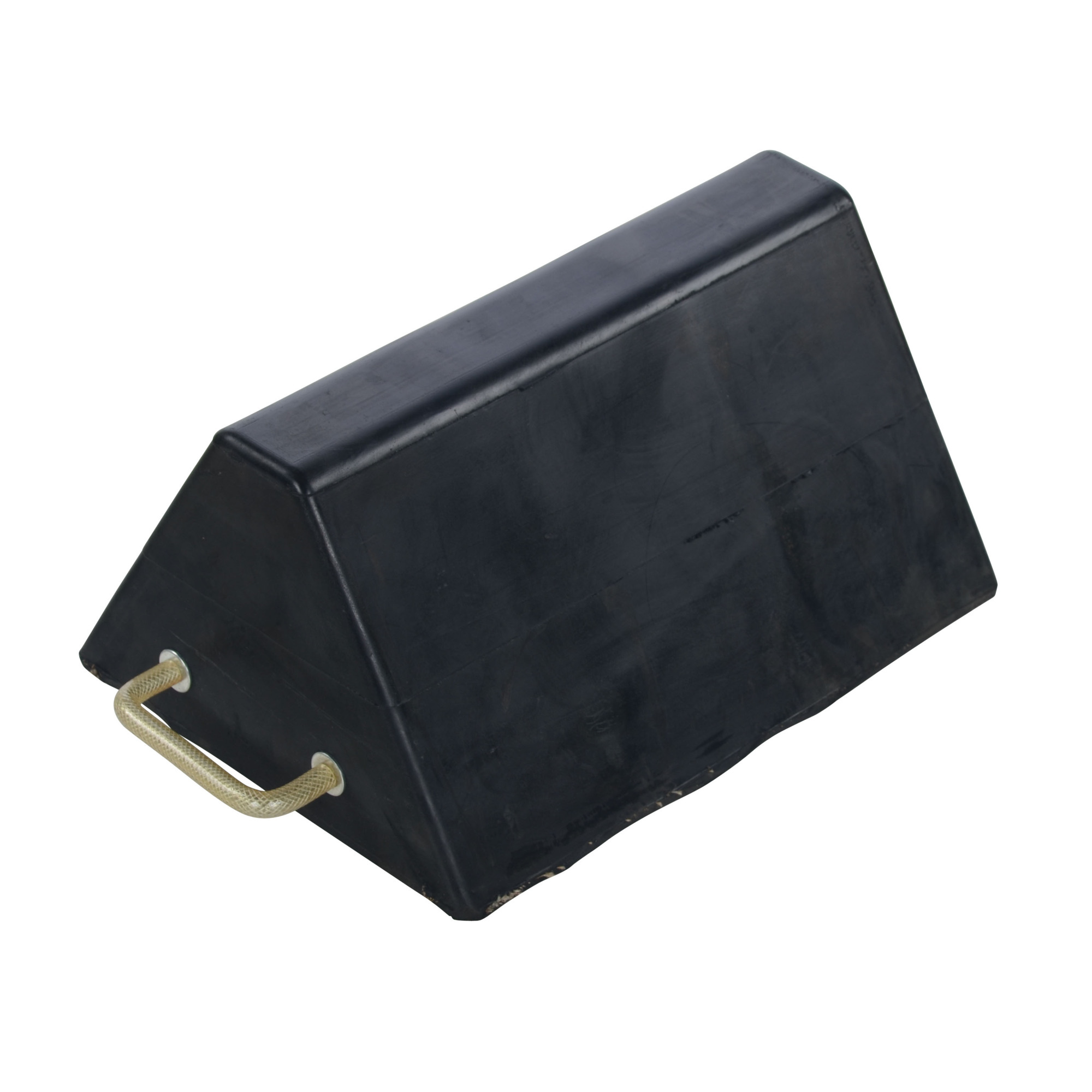 Vestil Jumbo Wheel Chock - 18in. x 8in., Reinforced Rubber, Weather-Resistant, Model# RWC-25